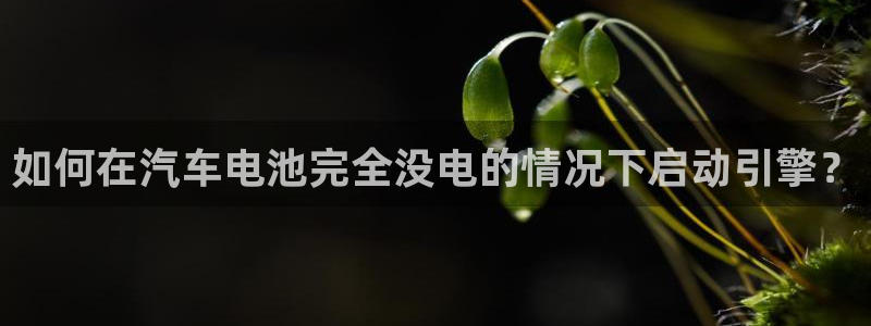 优发国际手机安装登录失败：如何在汽车电池完全没电的情况下启动引擎？