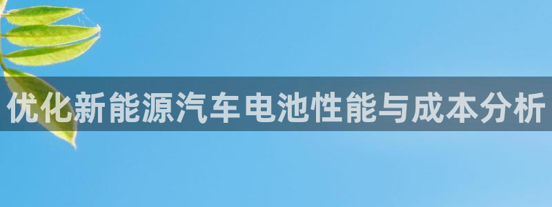 优发国际是不是黑网：优化新能源汽车电池性能与成本分析